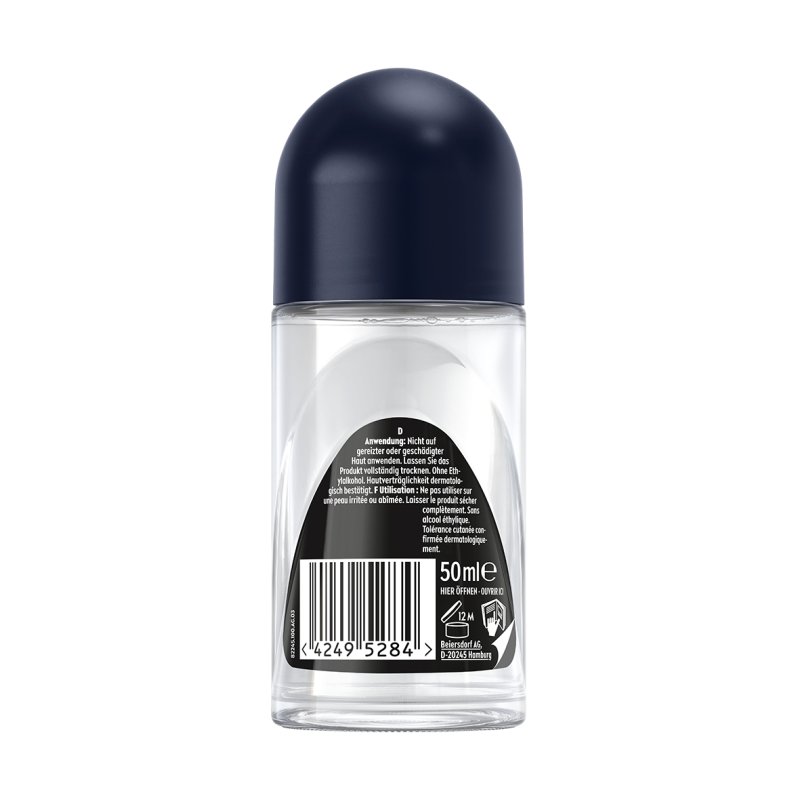 Nivea Men Deodorant Rollon Invisible Black & White 50ml