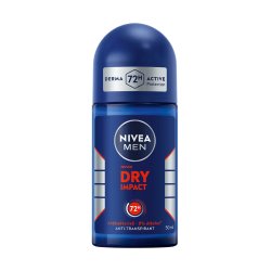 Nivea Men's Deodorant Rollon Dry Impact 50ml