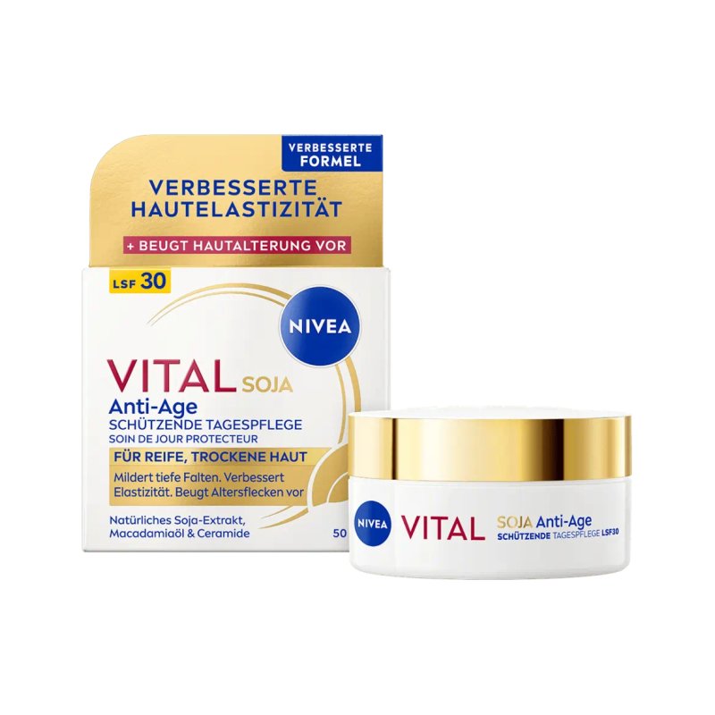 Nivea Vital Tag Soja Sun Protection Factor 30 50ml