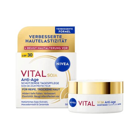 Nivea Vital Tag Soja Sun Protection Factor 30 50ml