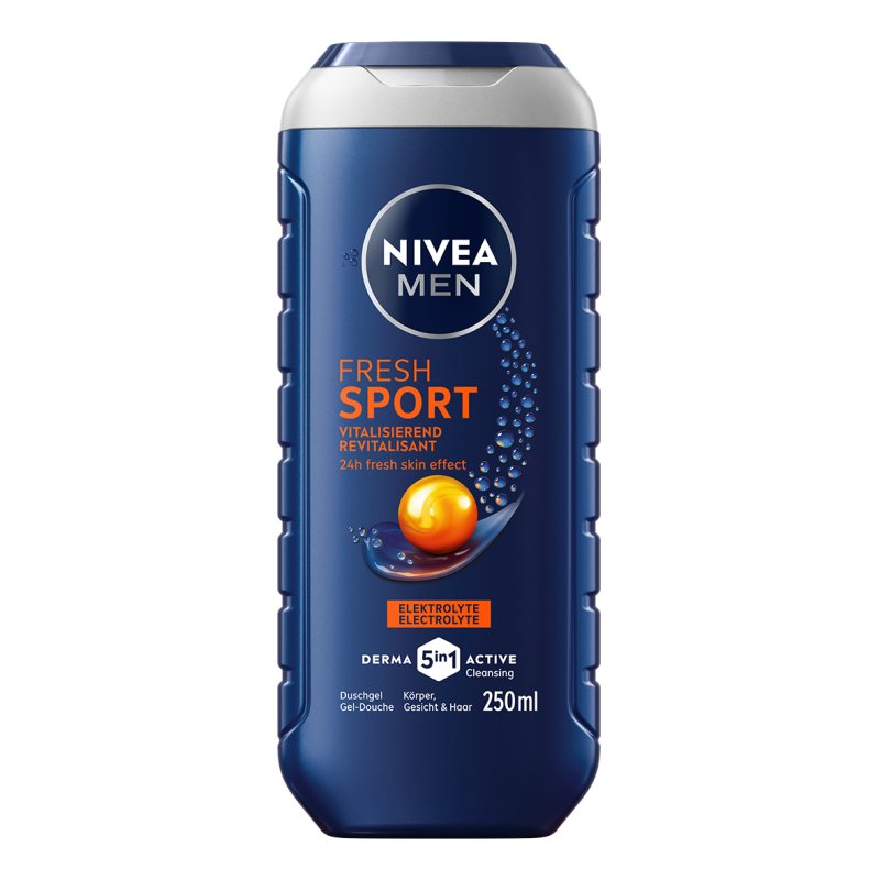 Nivea Men Shower Sport 250ml Refreshing Shower Gel For Men