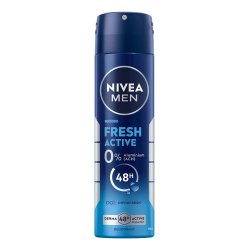 Nivea Men Deo Spray Fresh Active 150ml Refreshing And Longlasting Protection