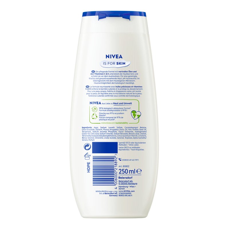 Nivea Shower Cream Soft 250ml