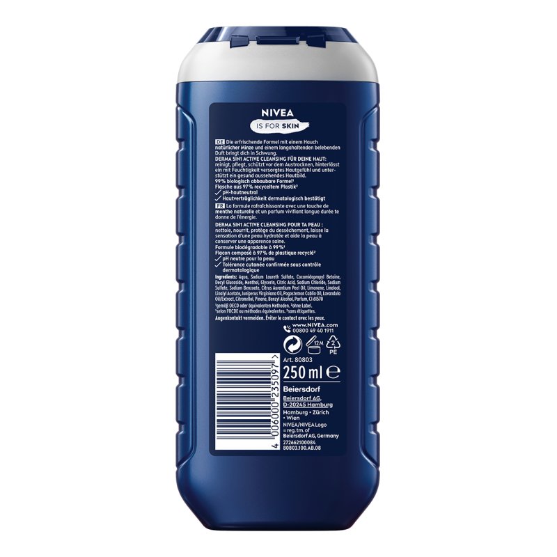 Nivea Men Fresh Energy Shower Gel 250ml