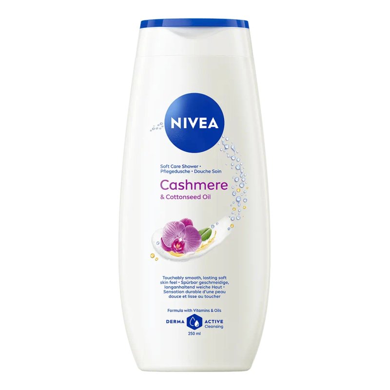 NIVEA Cashmere & Cottonseed Oil 250 ml Gel douche Femmes Corps Fleur