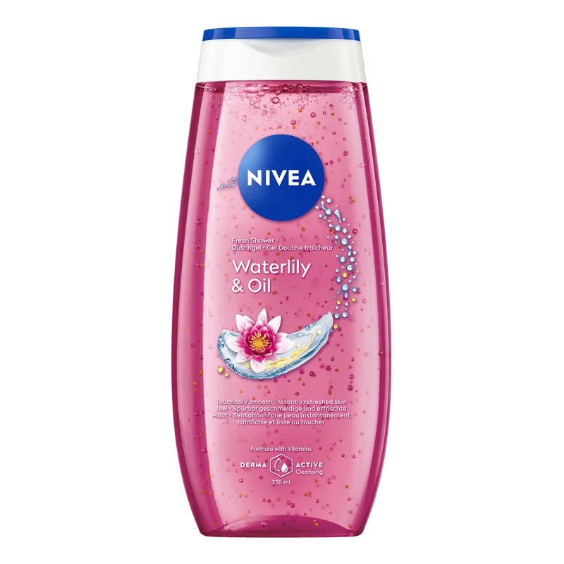 NIVEA Waterlily & Oil 250 ml Gel douche Femmes Corps Lys