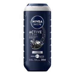 NIVEA MEN Active Clean 250 ml Shower gel Body & face & hair Fresh