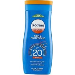 Leocrema Solar Triple Protection Spf20 Medium Moisturizing Solar Milk 200 Ml