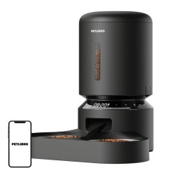 PETLIBRO Granary 5L Pet Food Dispenser with Double Bowl (Black)