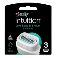 Wilkinson Sword Intuition 2in1 Sensitive Skin Replacement Blades