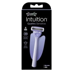 Wilkinson Sword Intuition Quattro Sensitive Women's Razor 1 Piece