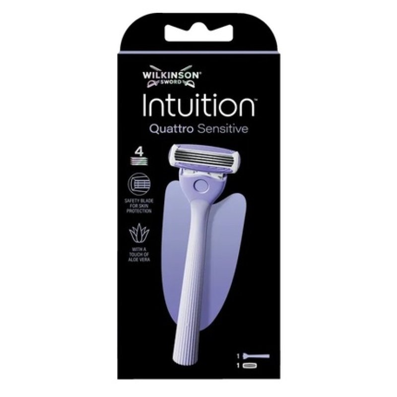Wilkinson Sword Intuition Quattro Sensitive Women's Razor 1 Piece