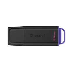 512GB PORTABLE USB 3.2 GEN 1 DATATRAVELER EXODIA BLACK/PURPLE