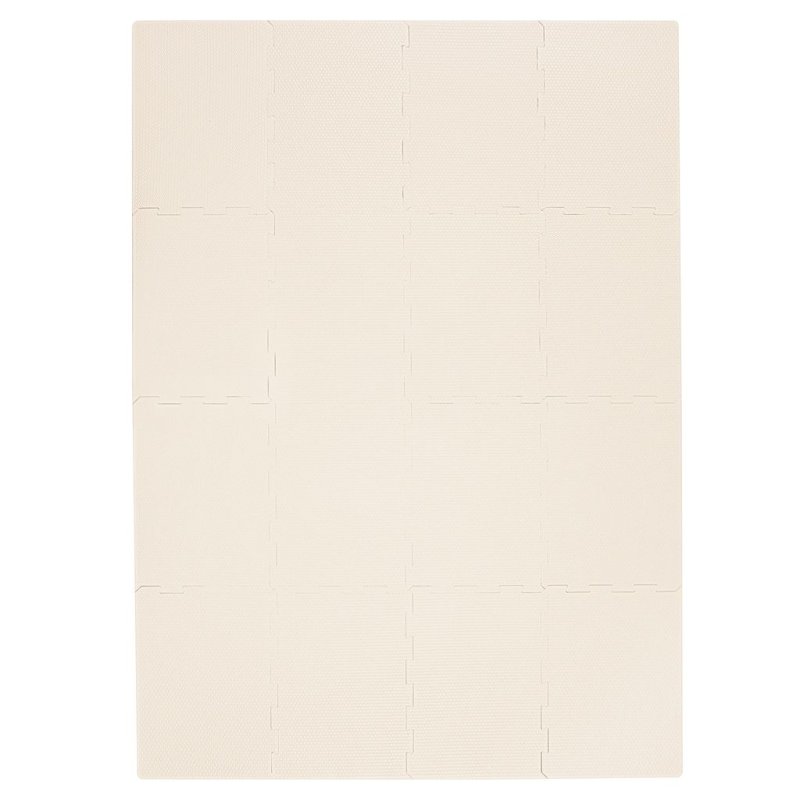 3 Sprouts - EVA Foam Puzzle Mat - Cream - 171 cm x 123 cm x 1 cm