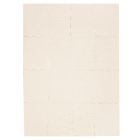 3 Sprouts - EVA Foam Puzzle Mat - Cream - 171 cm x 123 cm x 1 cm