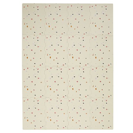 3 Sprouts - EVA Foam Puzzle Mat - Terrazzo cream - 171 cm x 123 cm