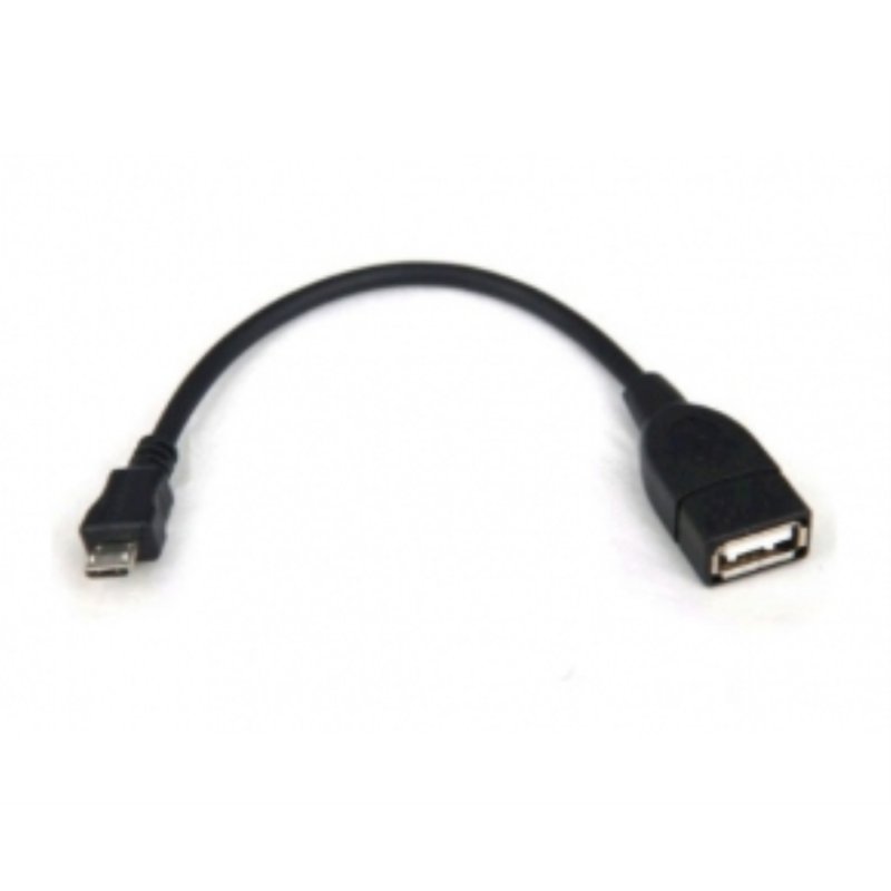 3GO C122 USB cable 0.15 m USB 2.0 Micro-USB B USB A Black