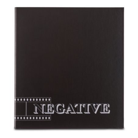 NEGATIVES FOLDER 4 RING 39MM BLACK
