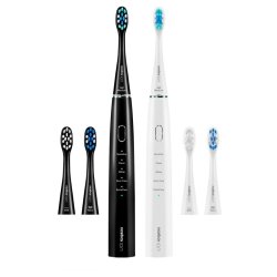 Niceboy SONICDUOPACK electric toothbrush Adult Vibrating toothbrush Black, White