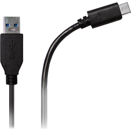 Azuri AZCABUSBC2M-BLK câble USB 2 m USB A USB C Noir