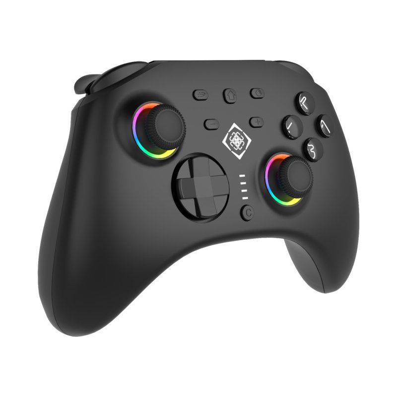 Deltaco Gaming GAM-198 Gaming Controller Black Bluetooth/USB Gamepad Nintendo Switch, Nintendo Switch 2, Nintendo
