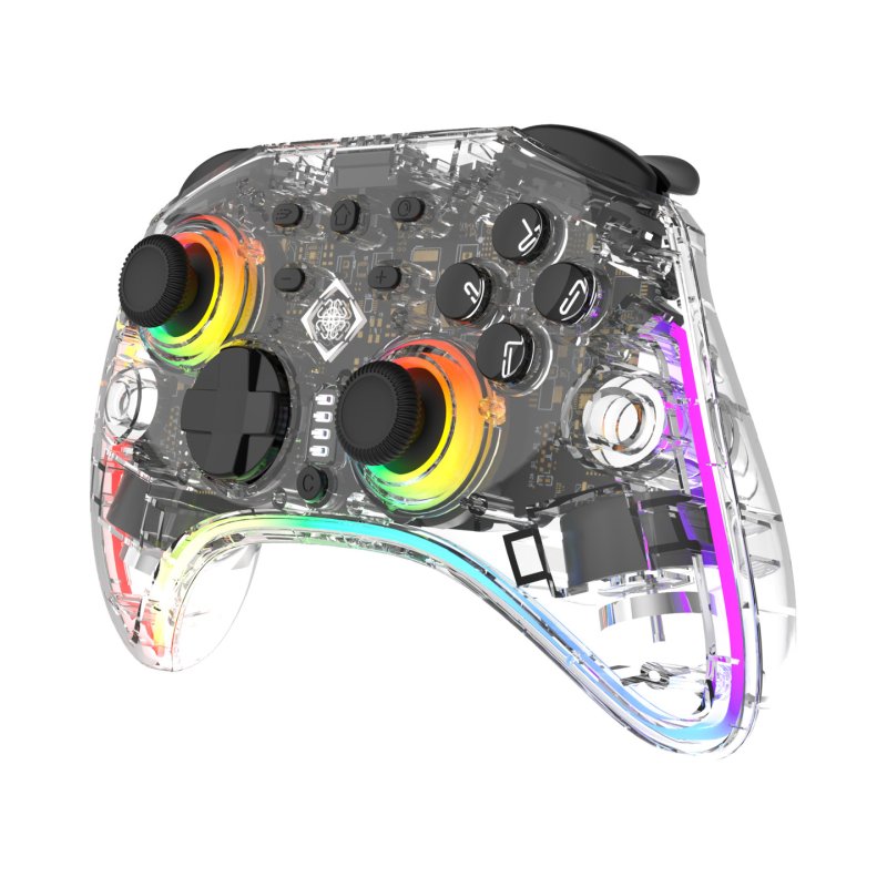 Deltaco Controller 2 C Taste RGB Wireless transparent Switch