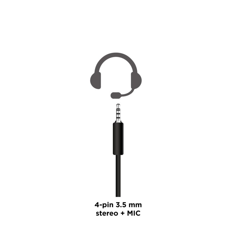 gembird Gaming-Headset Lautstärkereg, blau-schwarz, 3,5 mm