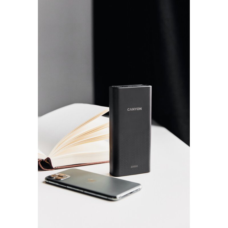 Canyon PB-2001 Lithium Polymer (LiPo) 20000 mAh Black