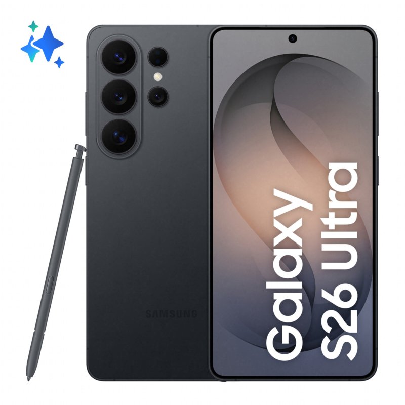 Samsung Galaxy S26 Ultra 1TB Black EU 17,49cm (6,9") OLED Display, Android 16, 200MP Quad-Kamera