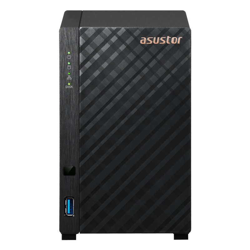 Serveur NAS Asustor Drivestor 2 Gen 2 AS-1202T - 2 baies (Noir)