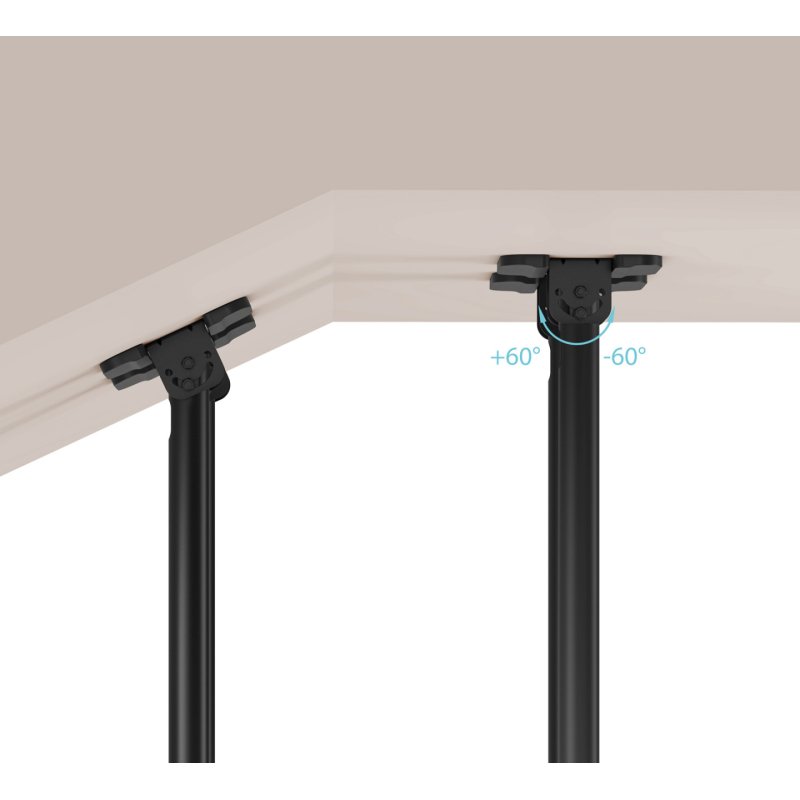 TooQ LPCE11120TSLI-B support pour téléviseur 3,05 m (120") Noir
