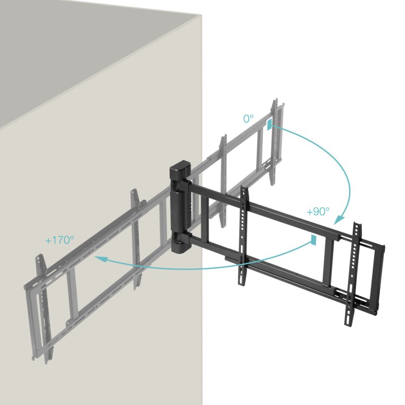 SOPORTE PARED ELECTRICO TOOQ LPM4381XL-B ORBITA 32-75"