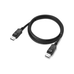 Lenovo 4X91U92142 câble DisplayPort 1,8 m Noir