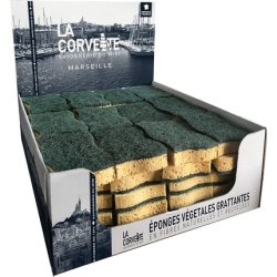 La Corvette Vegetal Scratch Sponges Recycled Fiber