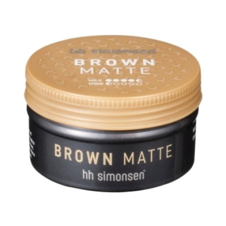 HH Simonsen Brown Matte Cire capillaire 100 ml
