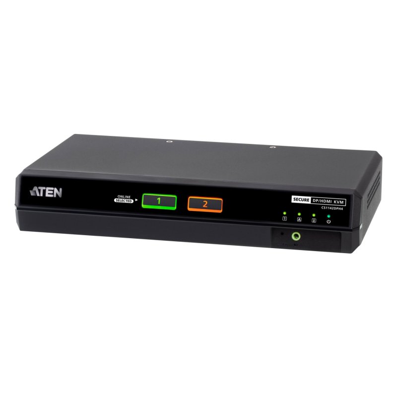 ATEN 2-Port USB 5K DisplayPort/HDMI Dual Display Universal Secure KVM Switch (PSD PP V4.0 Compliant)