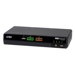 ATEN CS1142DPH4C KVM USB 5K DP HDMI 2P KVM SECURE ECRAN DOUBLE AVEC CARD READER