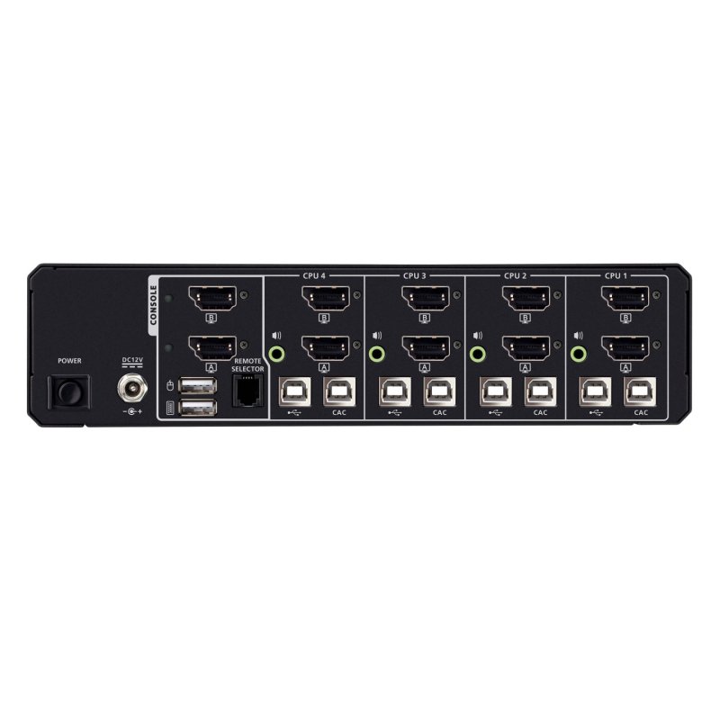 ATEN CS1144DPH4C-AT-G commutateur écran, clavier et souris Noir