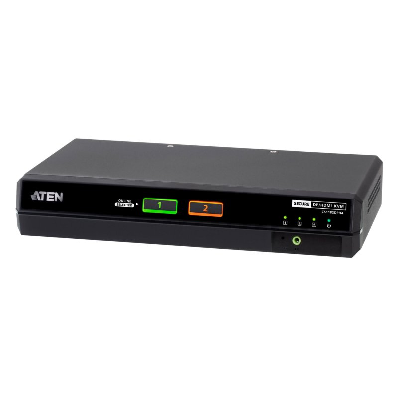 ATEN CS1182DPH4 KVM USB 5K DP HDMI 2P KVM SECURE ECRAN SIMPLE