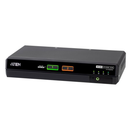 ATEN 2-Port USB 5K DisplayPort/HDMI Single Display Universal Secure KVM Switch (PSD PP V4.0 Compliant)