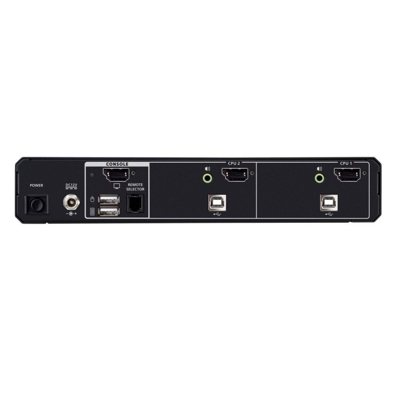 ATEN 2-Port USB 5K DisplayPort/HDMI Single Display Universal Secure KVM Switch (PSD PP V4.0 Compliant)