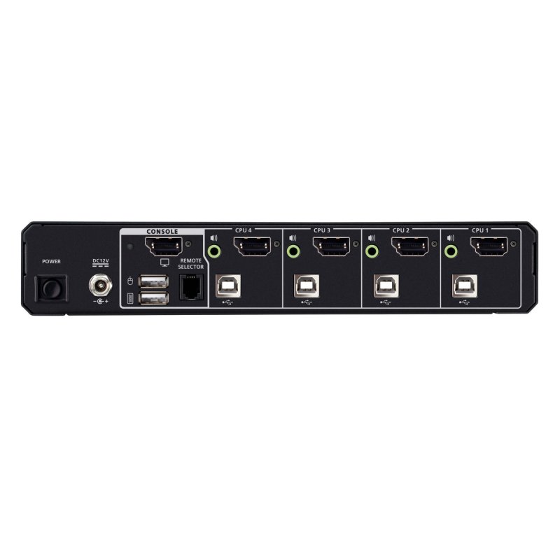 ATEN CS1184DPH4-AT-G commutateur écran, clavier et souris Noir