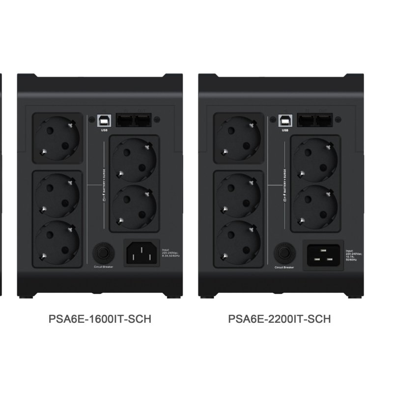 Vertiv PowerUPS 200 Essential PSA6E-2200IT-SCH, 2200VA/1225W