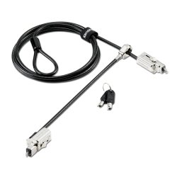 UNIVERSAL 3-IN-1 2.0 KEYED LAPTOP LOCK -TWIN LOCKHEADS MK