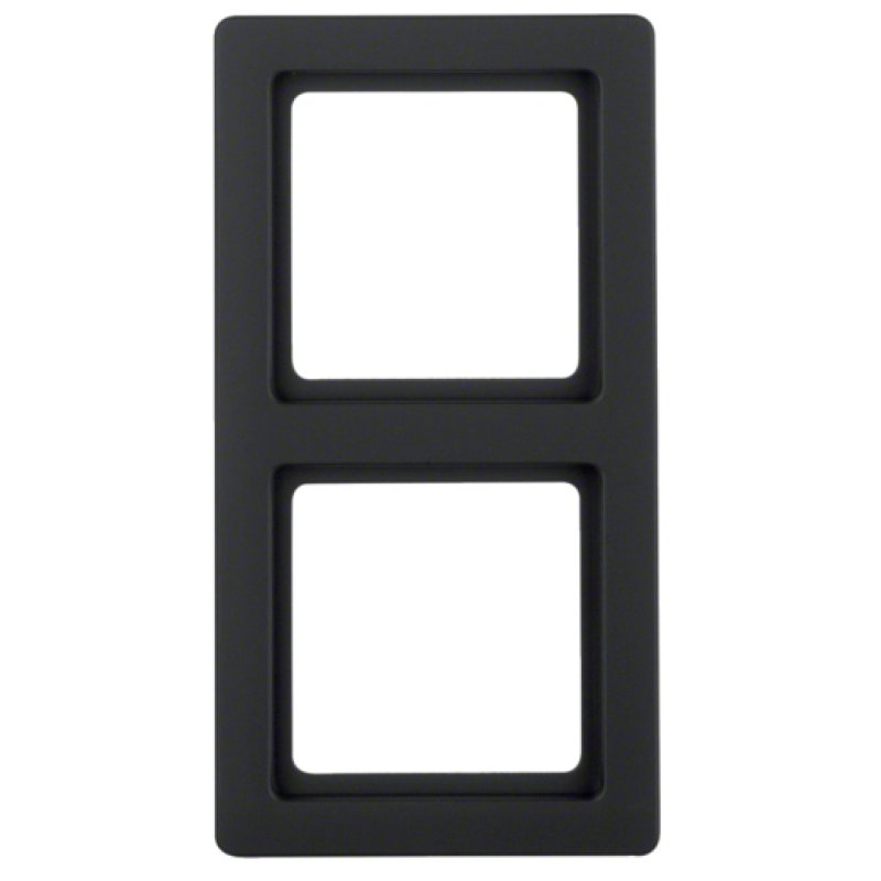 Hager 10126086 wall plate/switch cover Anthracite