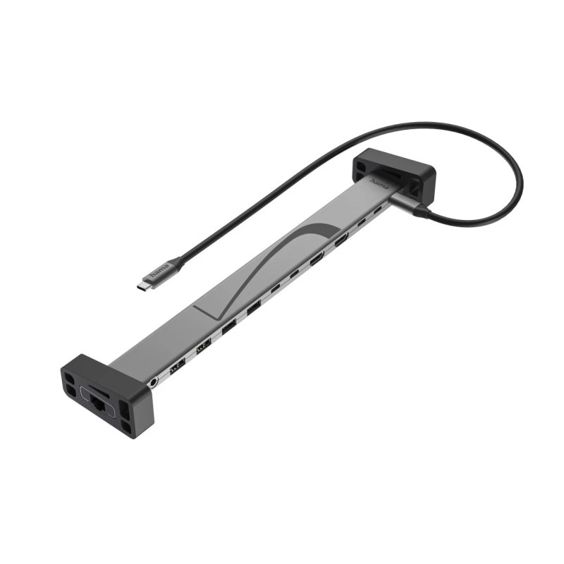 Hama 00200149 laptop dock/port replicator Docking Black, Grey