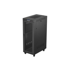 ARMARIO LANBERG RACK 19" 32U 600X1000 FLAT PACK PUERTA PERFORADA DISPLAY LCD BK