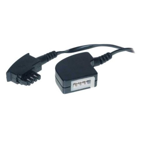 S/CONN maximum connectivity 70210- telephone cable 10 m Black