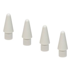 Tucano Ersatzspitze für Apple Pencil (1. Gen / 2. Gen), Weiß, 4er-Pack, MA-STYTIPSET-W