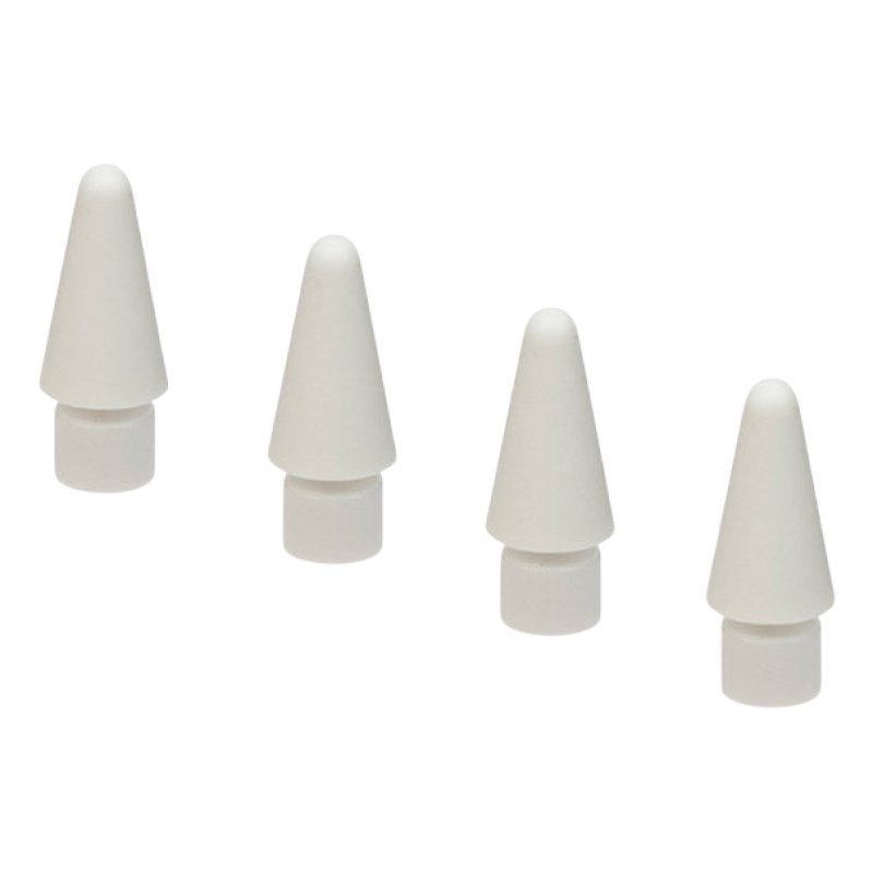 Tucano Ersatzspitze für Apple Pencil (1. Gen / 2. Gen), Weiß, 4er-Pack, MA-STYTIPSET-W
